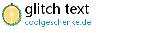 glitch text